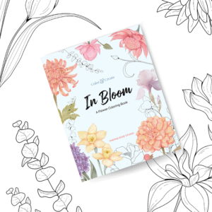 Color + Create: In Bloom – A Flower Coloring Book